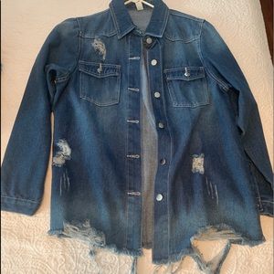 Distressed Jean Jacket/New